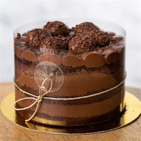 Delicioso Naked Cake De Brigadeiro Da Carol Calazans Encomende