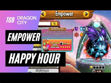 Dragon City Empower Happy Hour Legendary Joker Orbs Prideful