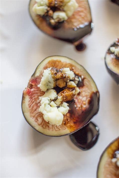 Figs With Blue Cheese And Balsamic Reduction Balsamic Reduction Figs