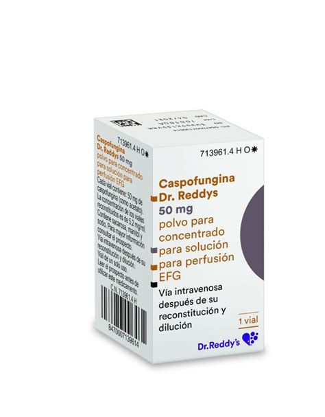 Caspofungina Dr Reddys Mg Polvo Para Concentrado Para Solucion Para