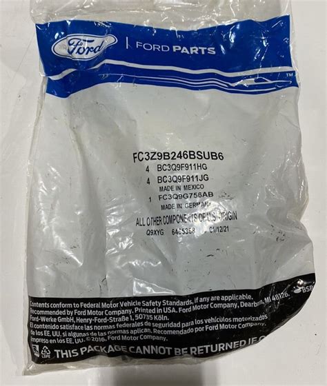 New Oem 2015 2019 Ford 6 7l Powerstroke Fuel Contamination Kit Fc3z 9b246 G Ebay