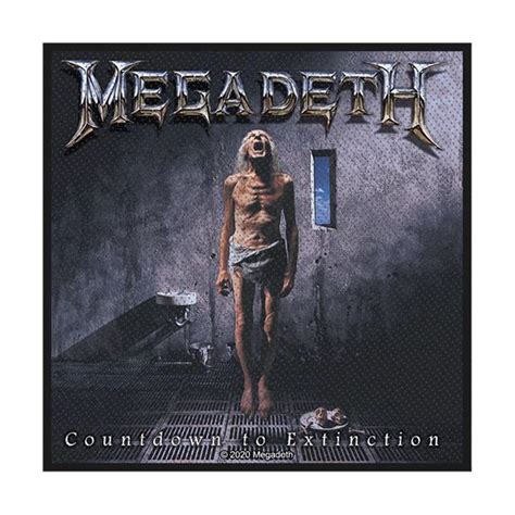 Megadeth Countdown To Extinction Standard Patch Zone Rock