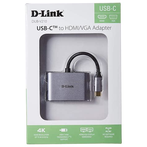 مشخصات خرید و قیمت مبدل Usb C به Hdmi دی لینک Dub V120