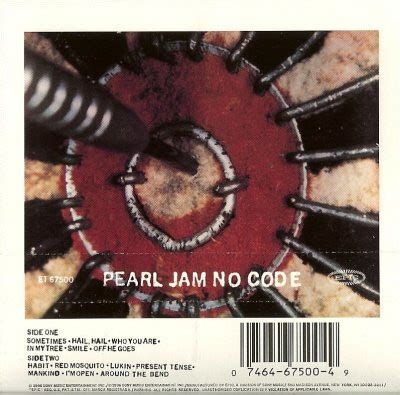 Pearl Jam - No Code (1996, Cassette) | Discogs