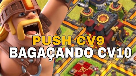 PUSH CV9 VOLTEI BAGAÇANDO DOIS CV10 NA LIGA MESTRE CLASH OF CLANS