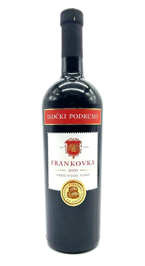 Frankovka Vrhunski Ilocki Podrumi 0 75l Weinimport Dalmacija Knezevic KG