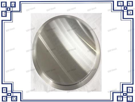 Molybdenum Backing Plate OFHC Copper Backing Plate Stainless Steel