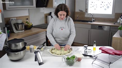 Pampered Chef Online Kochshow Pizza Verde Auf Der White Lady Youtube