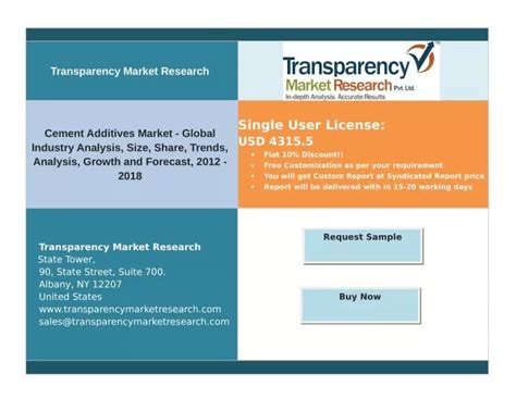 Ppt Cement Additives Market Size Share Trends Analysis Growth