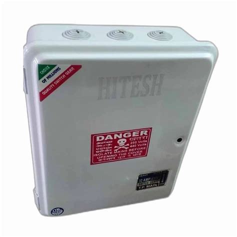 Hitesh 2 Pole Electrical Cut Out Box, 415V at ₹ 600/piece in Bengaluru ...