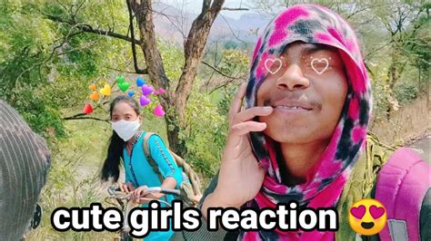 Cute Girls Reaction 🥰 In Bargarh Vlog Kharsia Raigarh 🙏 Youtube