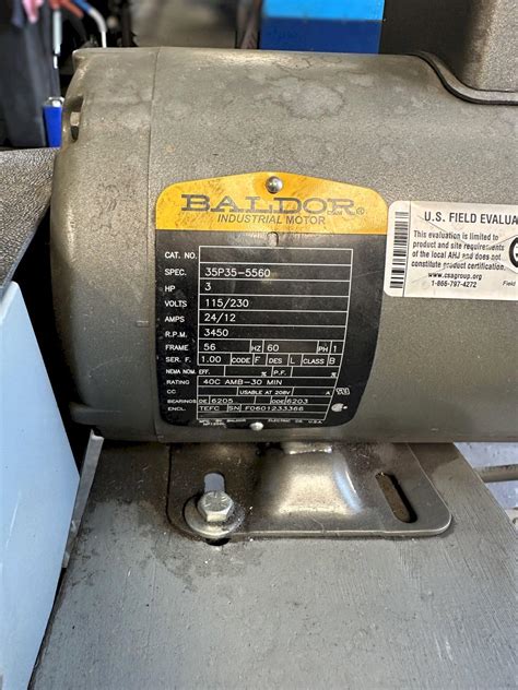 KALAMAZOO K10 Abrasive Miter Chop Saw With Baldor 115/230 Volt Single