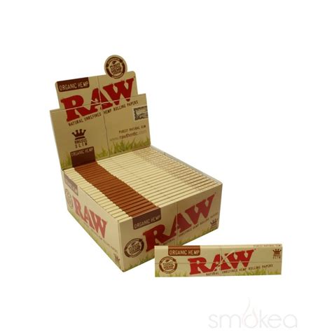 Raw Organic Hemp King Size Slim Rolling Papers