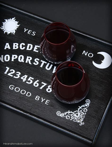 Diy Ouija Board Serving Tray Cricut Tutorial Gothic Entertaining