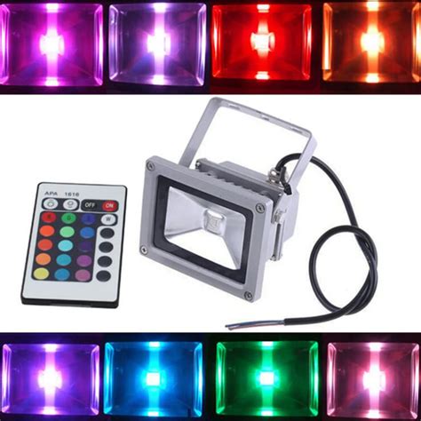 Aliexpress Buy Rgb Cob Led Floodlights W W W W Waterproof