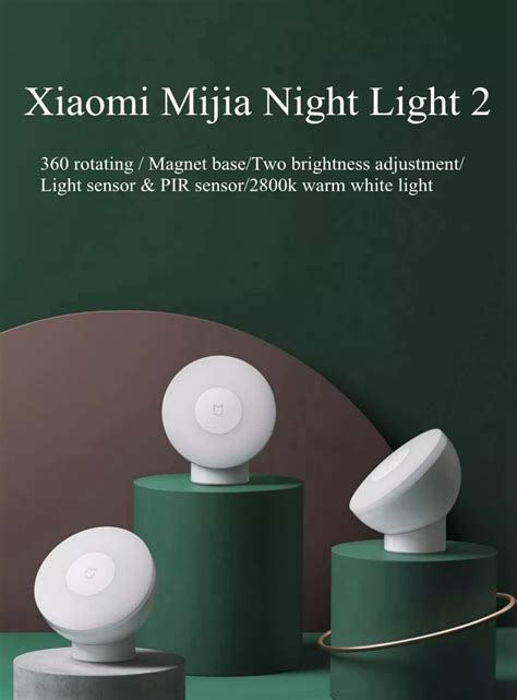 Etotalk Xiaomi Mijia Night Light Bluetooth Compatible Adjustable