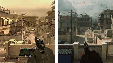 Call Of Duty Modern Warfare Backlot Map Comparison