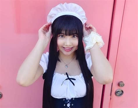 北川愛乃さんのインスタグラム写真 北川愛乃instagram「こんばんわぁ メイドさんコスプレの アップ写真も プレゼントさせて頂き