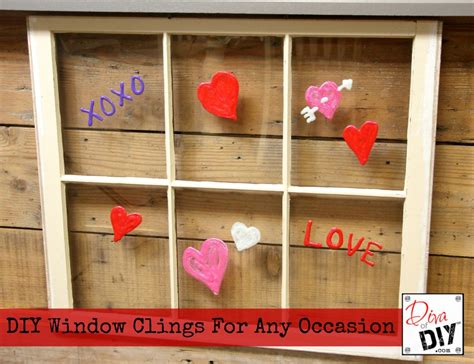 DIY Window Clings Just In Time For Valentine S Day DIY Blog Diva Of DIY