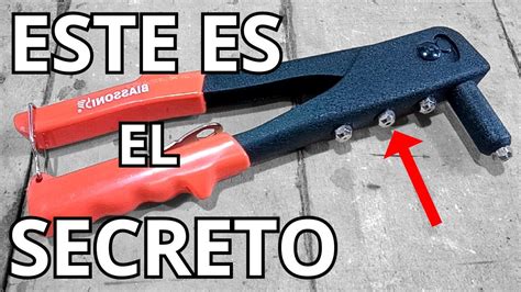 COMO USAR LA REMACHADORA MANUAL fácil YouTube