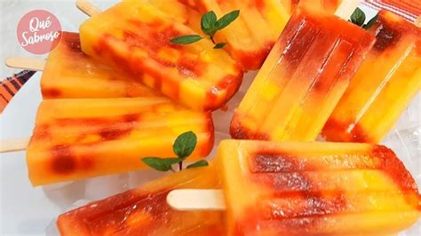 Paletas de Mango y Chamoy para Negocio Receta Fácil y Muy Sabrosa