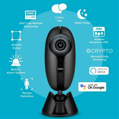 Qubo Home Security Camera - Smart Home Security - Smartify Store