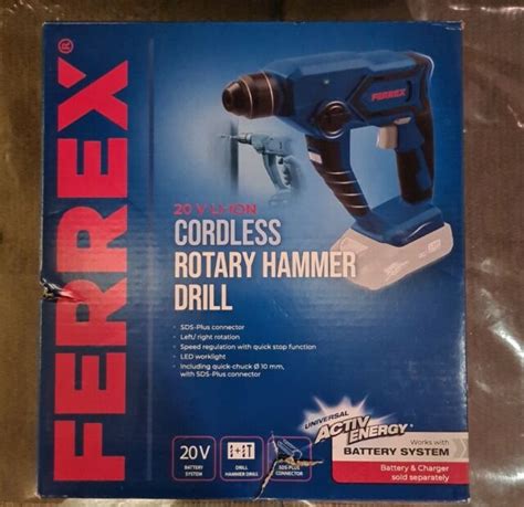 Ferrex Cordless V Rotary Hammer Drill Bare Tool For Sale Online Ebay