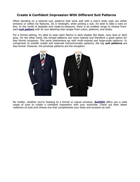 Unique Suit Patterns For Men's by SuitUsa - Issuu