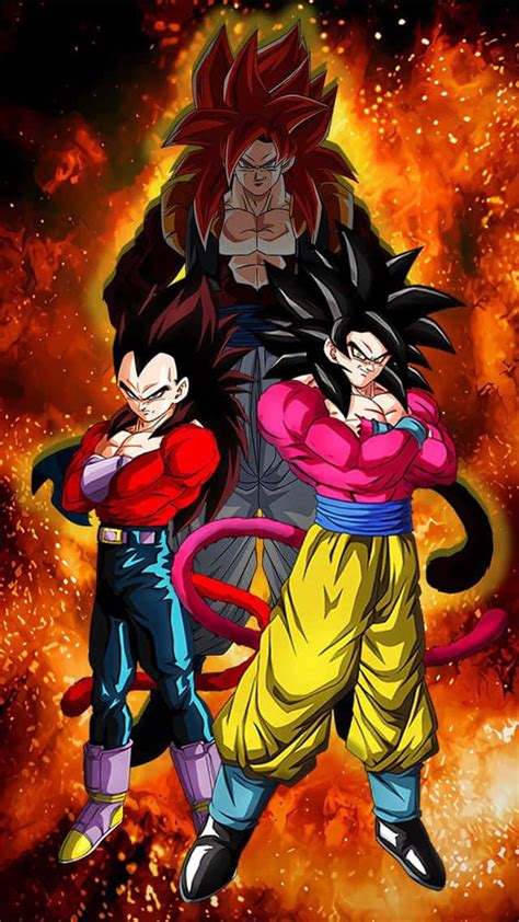 Super Saiyan 4 Goku And Vegeta