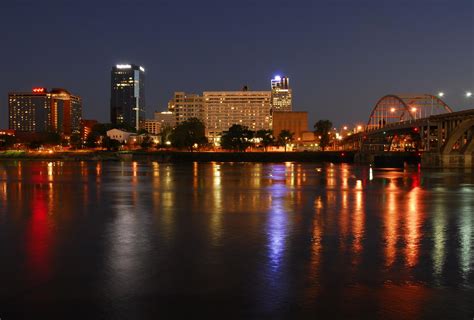 Little Rock skyline vs. Tulsa skyline (living, best, state, largest ...