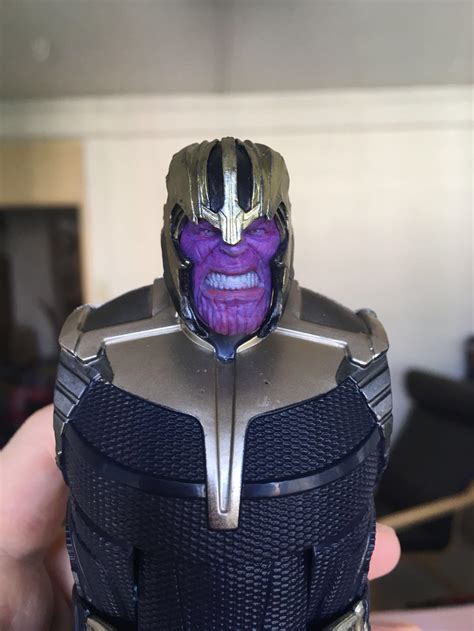 Marvel Legends Armored Thanos Baf Custom Painted Head Hobbies Toys