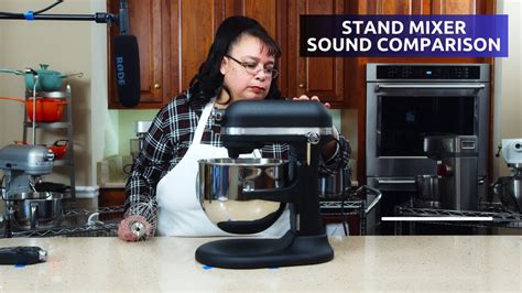 Stand Mixer Sound Comparison KitchenAid GE Profile Wolf Kenwood