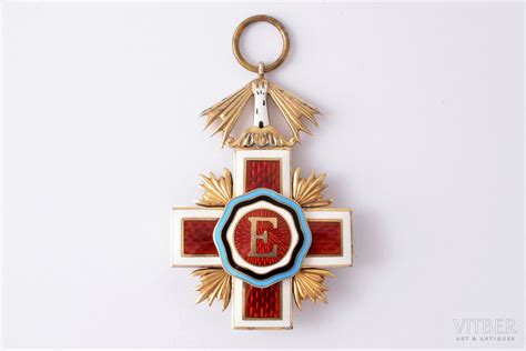 Знак, Орден Эстонского Красного Креста, 5-я степень, Эстония, 30-е годы ...