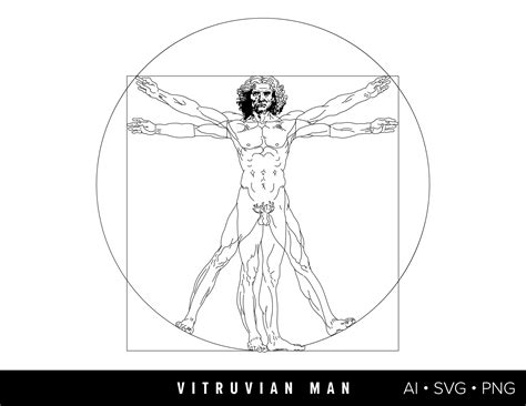 Vitruvian Man Etsy