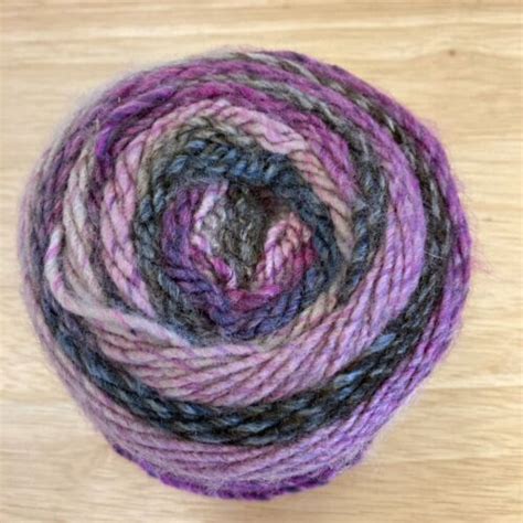 Lions Brand Ferris Wheel Yarn Wild Violets Pink To Brown Variegated