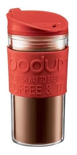 Vaso Jarro Termico Bodum Travel Mug Rojo Doble Pared Ml Cuotas Al