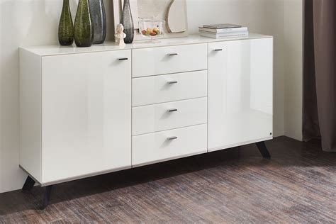 Sideboard von LEONARDO living CURVE 50 auf Metallfüßen Möbel Letz