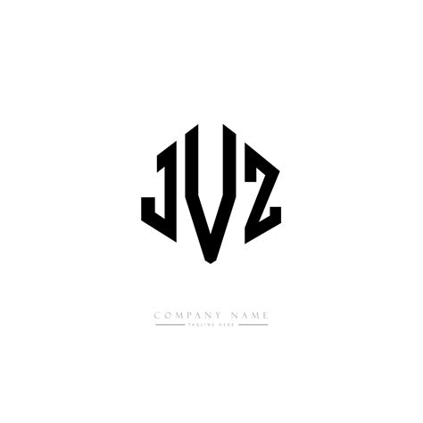 Jvz Letter Logo Design With Polygon Shape Jvz Polygon And Cube Shape