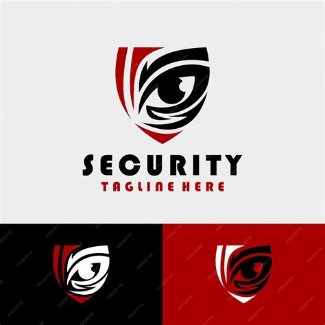 Premium Vector Shield Security With Eye Logo Design Concept