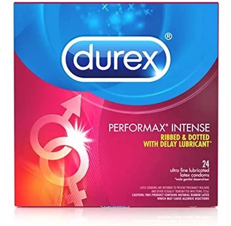 Condones Durex Performax Intense Retardante X Und Mercadolibre