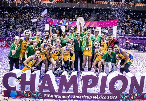 Brasil derrota EUA e conquista a Copa América de Basquete Feminino