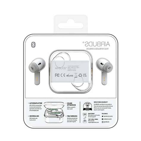 airbuds true wireless air lucent transparent casing