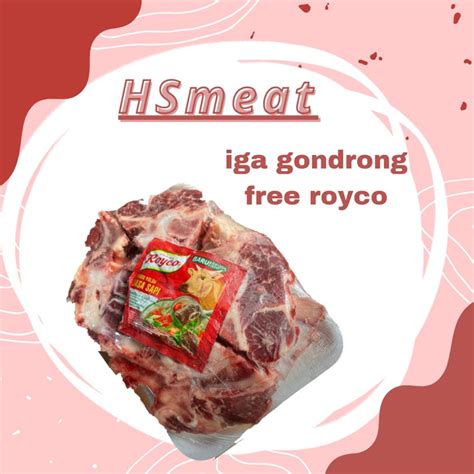 Jual Tulang Sapi Iga Gondrong Kg Shopee Indonesia