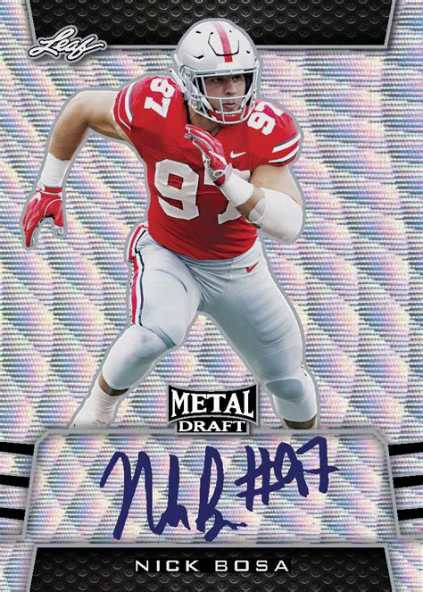 Leaf Metal Draft Football Cards Checklist Collect Top Prospects