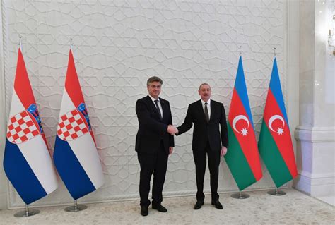 President Of Azerbaijan Ilham Aliyev Held Expanded Meeting With Prime