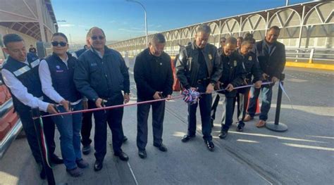 Abren autoridades nueva Línea Exprés en el puente Paso del Norte