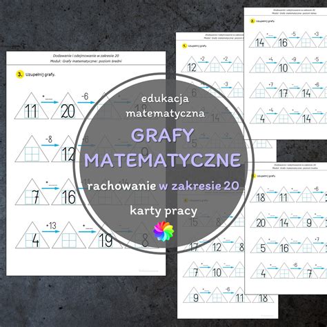 Grafy Matematyczne Rachowanie W Zakresie 20 Pomoce Edukacyjne Pdf