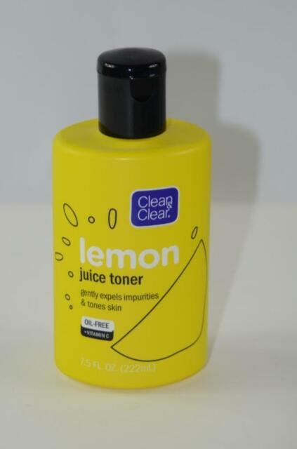 Clean Clear Lemon Juice Toner Oil Free Fl Oz B Ebay