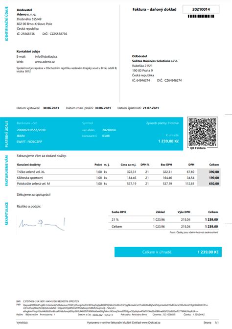 Jak vystavit fakturu a zálohovou fakturu iDoklad online fakturace