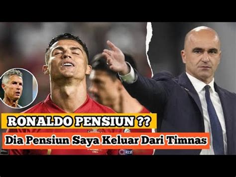 Ronaldo Ungkap Kapan Dirinya Pensiun Ketika Di Tanya Pensiun Martinez